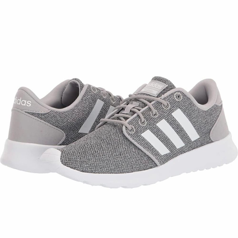 Adidas Cloudfoam QT Racer Xpressive-Contemporary Running Gray Sneakers Size 8.5
